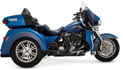 Adapter Vance & Hines dubbel FLHTCUTG Tri Glide Trike 17-25 svart