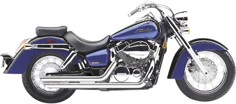 Avgassystem Cobra Streetrod Slashdown Speedster krom Honda Shadow / Shadow Aero 04-07