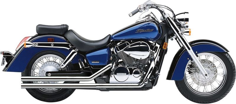 Avgassystem Cobra Lo-Boy krom Honda Shadow / Shadow Aero 04-07