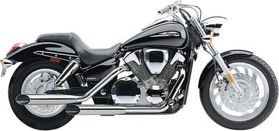 Avgassystem Cobra dubbel krom Honda Shadow Aero 04-13