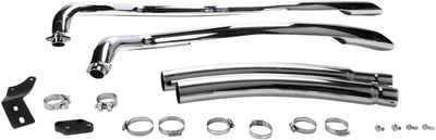 Avgassystem Cobra Speedster Swept Kawasaki 06-17 krom