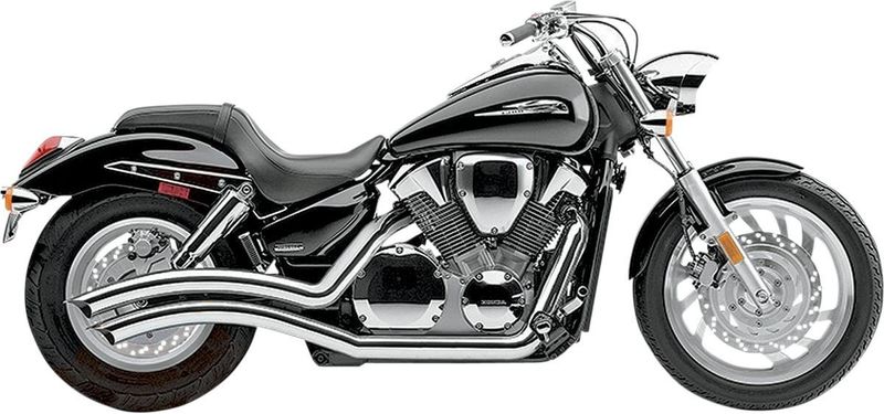 Avgassystem Cobra Speedster Swept krom Honda VTX 1300 C 04-09