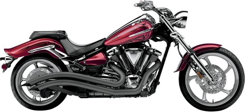 Avgassystem Cobra Speedster Swept Raidr svart Yamaha 08-17