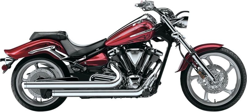 Avgassystem Cobra krom Yamaha 08-17