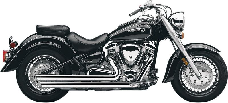 Avgassystem Cobra Speedster Slashdown krom Yamaha Road Star S 08-13