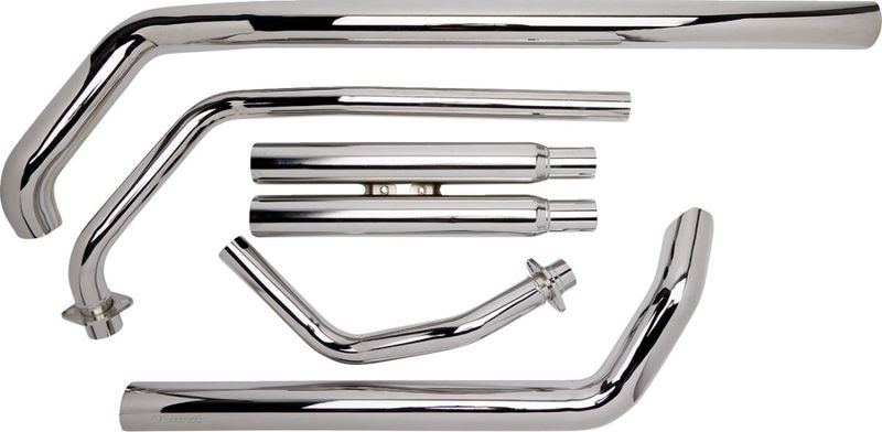 Avgassystem Cobra Streetrod Strod rak krom Honda Shadow / Shadow Deluxe 88-07