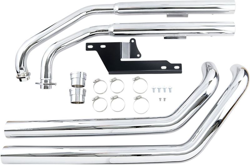 Avgassystem Cobra krom Kawasaki 06-upp