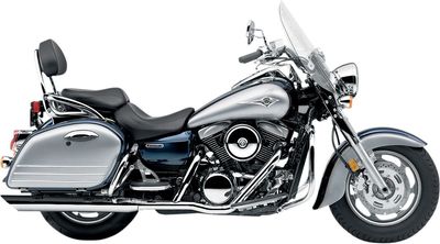 Avgassystem Cobra True dubbel krom Kawasaki Vulcan Nomad 98-08