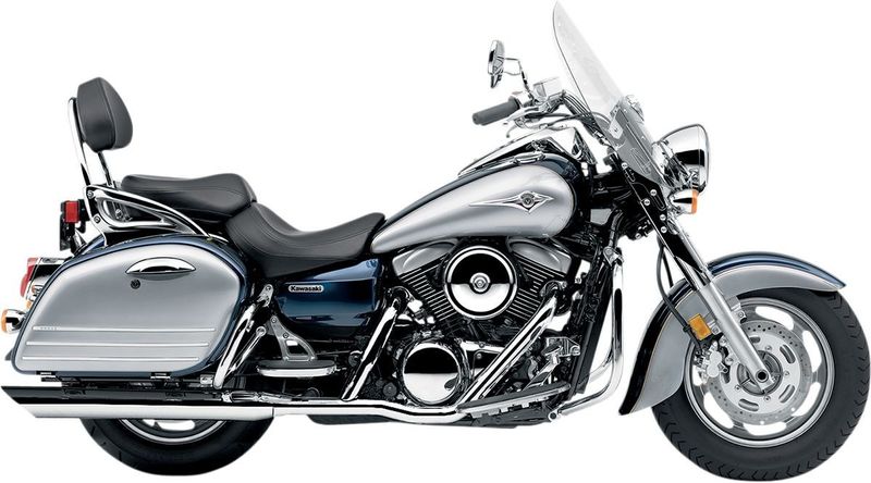 Avgassystem Cobra True dubbel krom Kawasaki Vulcan Nomad 98-08