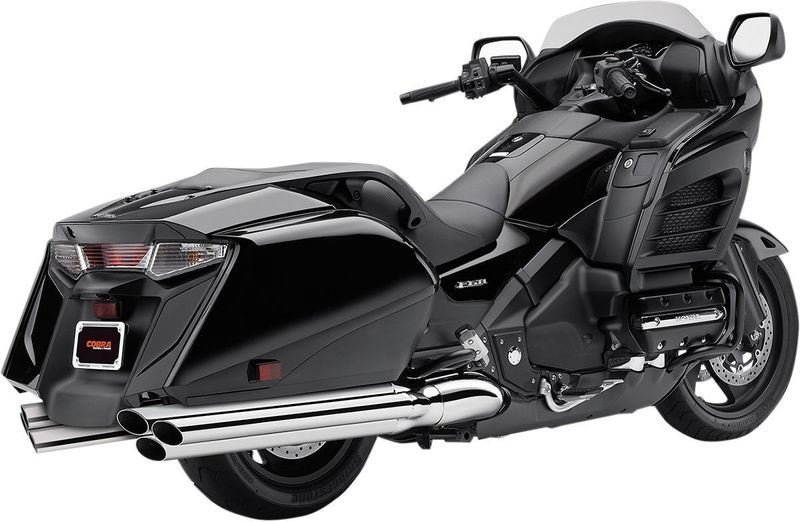 Slip-on ljuddämpare Cobra 6 into-6 Honda 12-17 krom