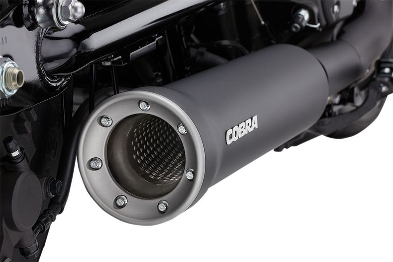 Slip-on ljuddämpare Cobra 4" svart Yamaha 14-19