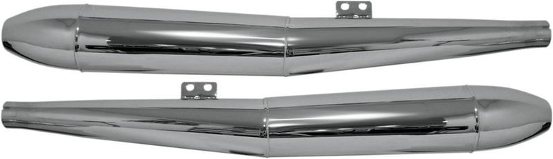 Ljuddämpare Emgo krom vänster BMW R50/5, R75/5, R60/5 69-72