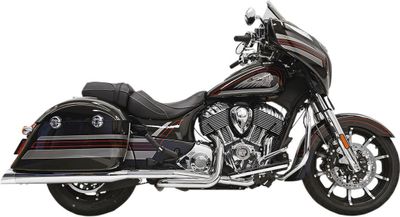 Avgassystem Bassani Xhaust True dubbel Indian 14-upp krom