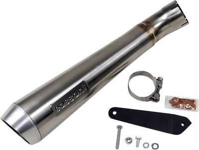 Ljuddämpare Bassani Xhaust Megaphone 4" kort Indian 19-20