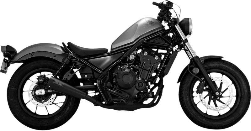 Avgassystem Vance & Hines svart Honda Rebel 300/500 17-21