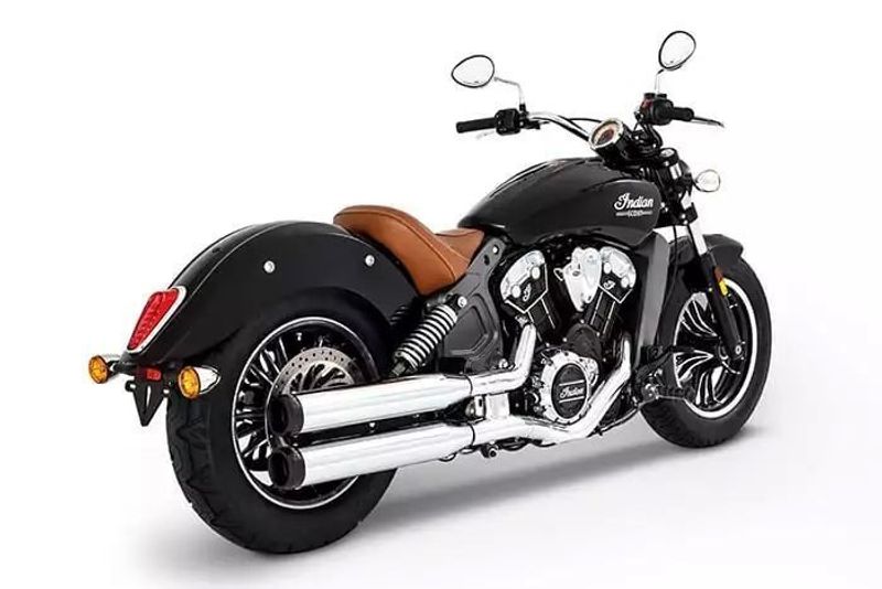 Slip-on ljuddämpare Rinehart Racing Duals Scout 3.5 krom svart Indian 15-24