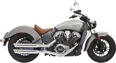 Slip-on ljuddämpare Bassani Xhaust Indian 15-24 krom
