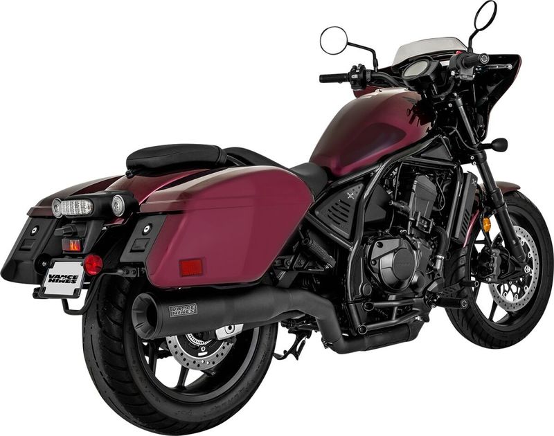 Slip-on ljuddämpare Vance & Hines Hi-output mattsvart Honda Rebel 1100T 2023