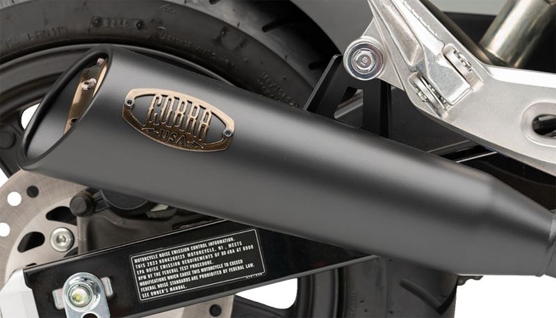 Slip-on ljuddämpare Cobra Honda Grom 22-upp brons/svart