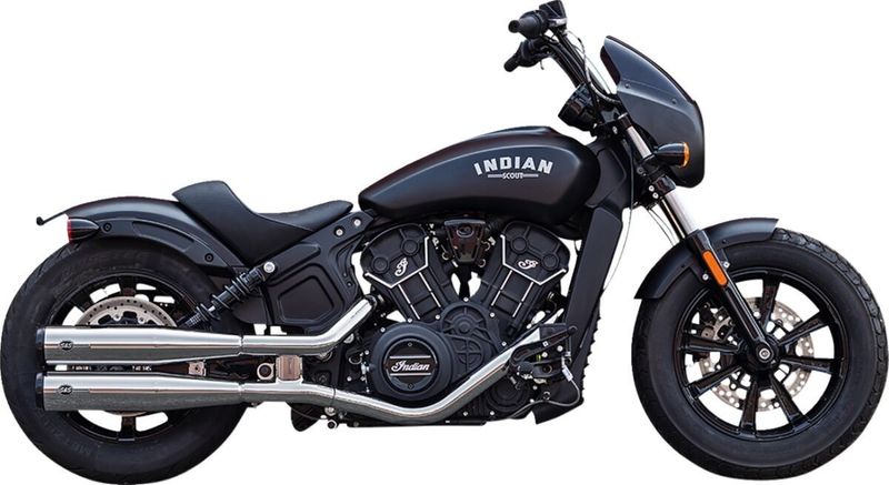 Slip-on ljuddämpare S&S Grand National Indian 19-23 krom