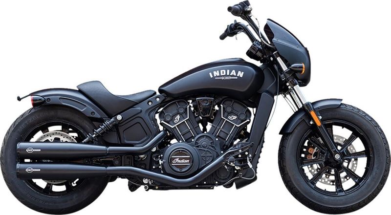 Slip-on ljuddämpare S&S Grand National Indian 19-23 svart