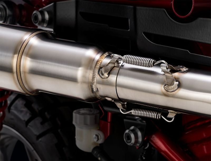 Slip-on ljuddämpare Vance & Hines Hi-output rostfri Honda Monkey 125 19-21