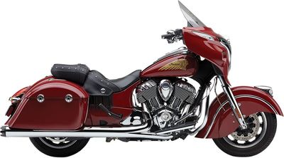 Slip-on ljuddämpare Cobra dubbel Indian 14-upp krom