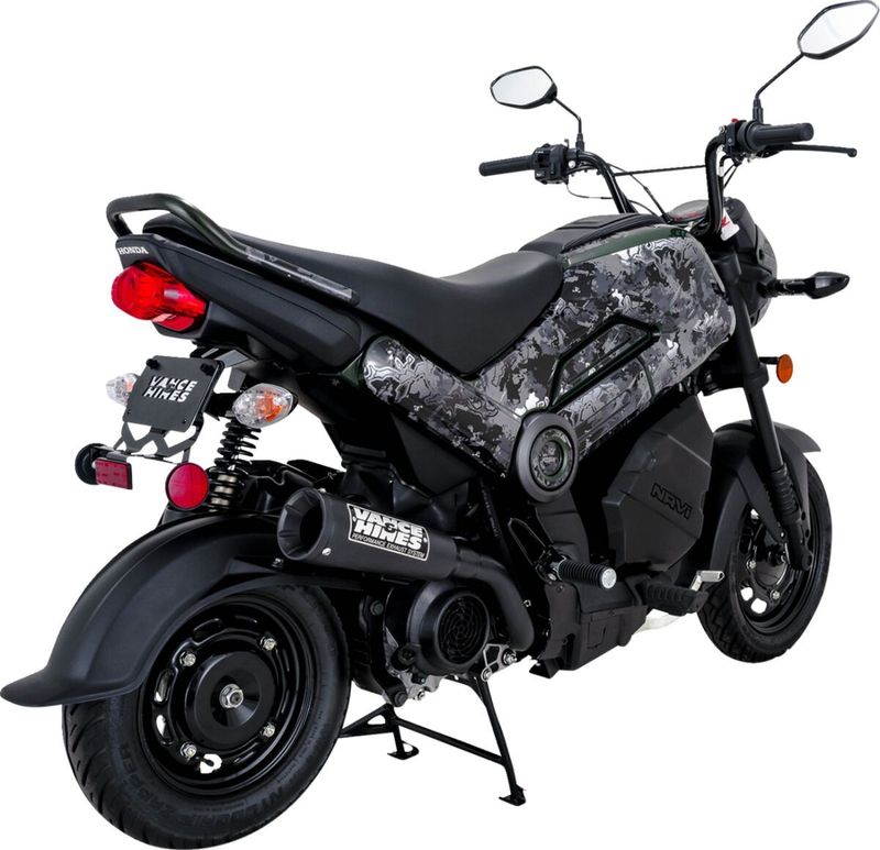 Avgassystem Vance & Hines Upsweep svart Honda Navi 22