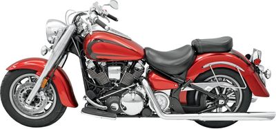 Avgasrör Bassani Xhaust True Crossover dubbel krom Yamaha 99-07