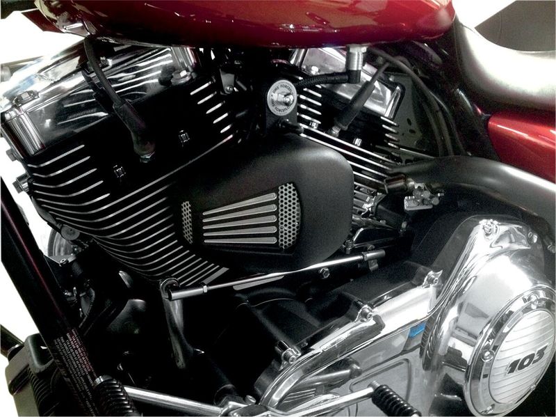 Topplock Jims Forceflow svart Twin Cam 99-17
