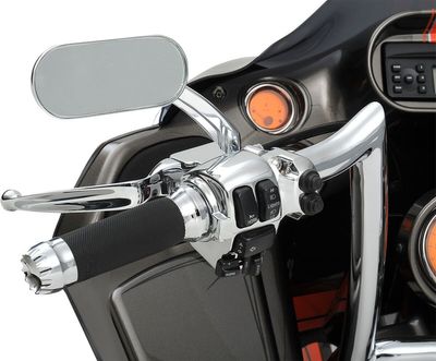 Spegel Drag Specialties Hotop krom