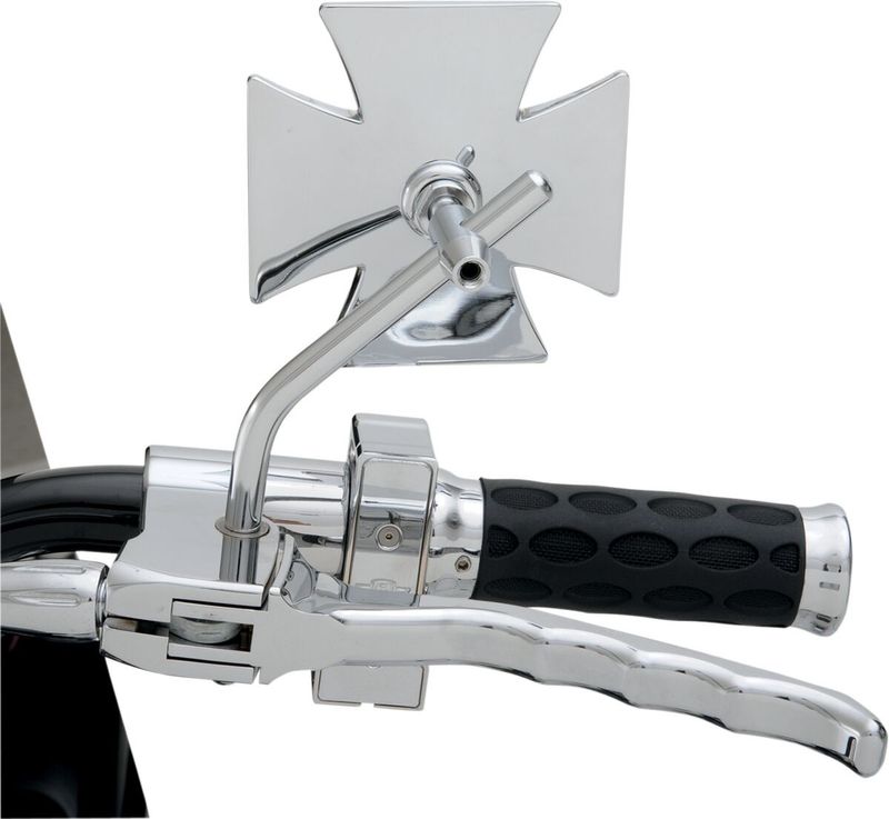 Spegel Drag Specialties Rond krom rund