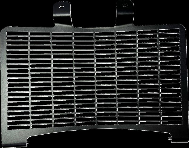 Kylarskydd Drag Specialties svart aluminium Pan America 21-24
