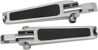 Fotpinnar Drag Specialties Inlay Male-mount gummi krom herr