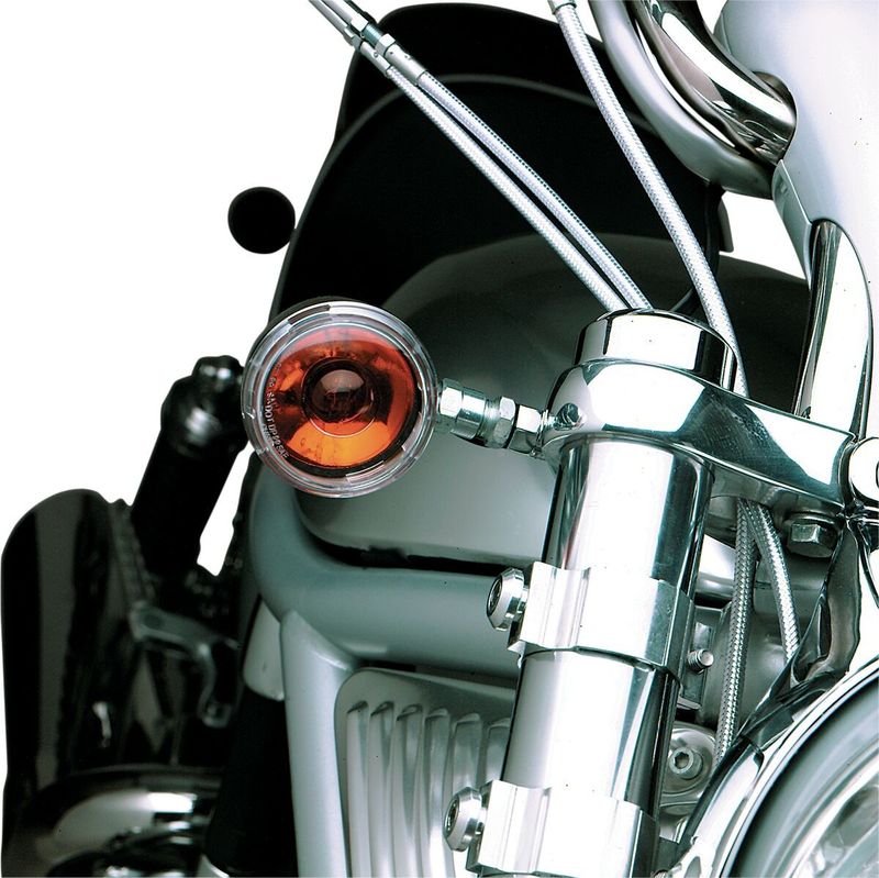 Flyttsats blinkers fram Drag Specialties krom V-Rod 06-07