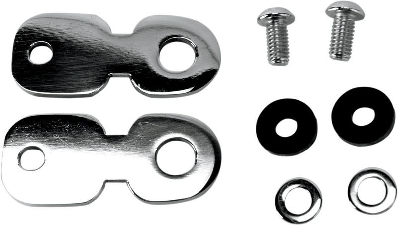 Fästen markeringsljus Baron custom krom universal