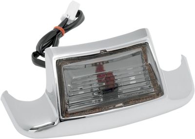 Lampa skärmspets bak Drag Specialties rökfärgad krom Touring 99-08, Softail 99-03