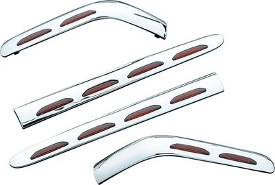 List sidoväska Kuryakyn röd LED Honda 01-10