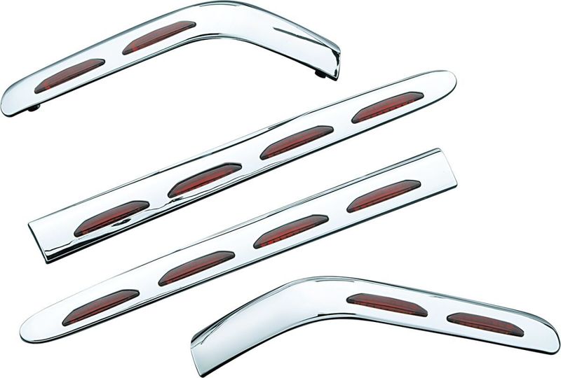 List sidoväska Kuryakyn röd LED Honda 01-10