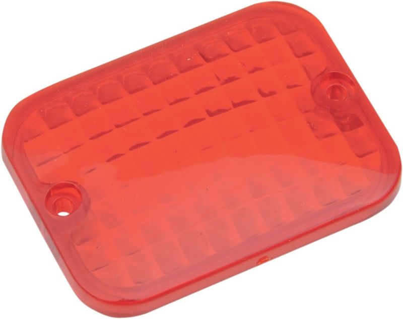 Glas Drag Specialties Rectangular Marker röd