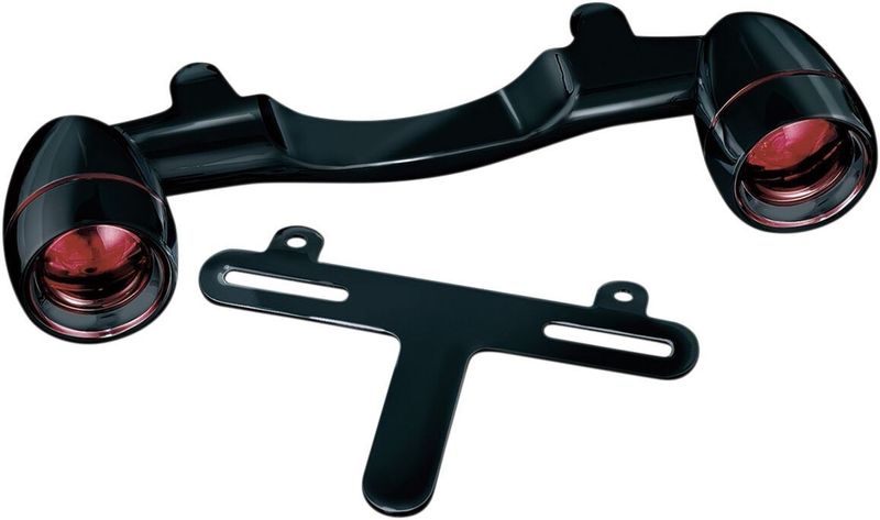 Styre blinkers bak Kuryakyn Bullet Touring 91-22, Softail 86-17 svart