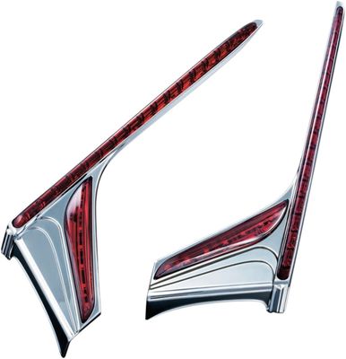 Lampa bak Kuryakyn Run-Brake LED Honda 12-17 röd/krom