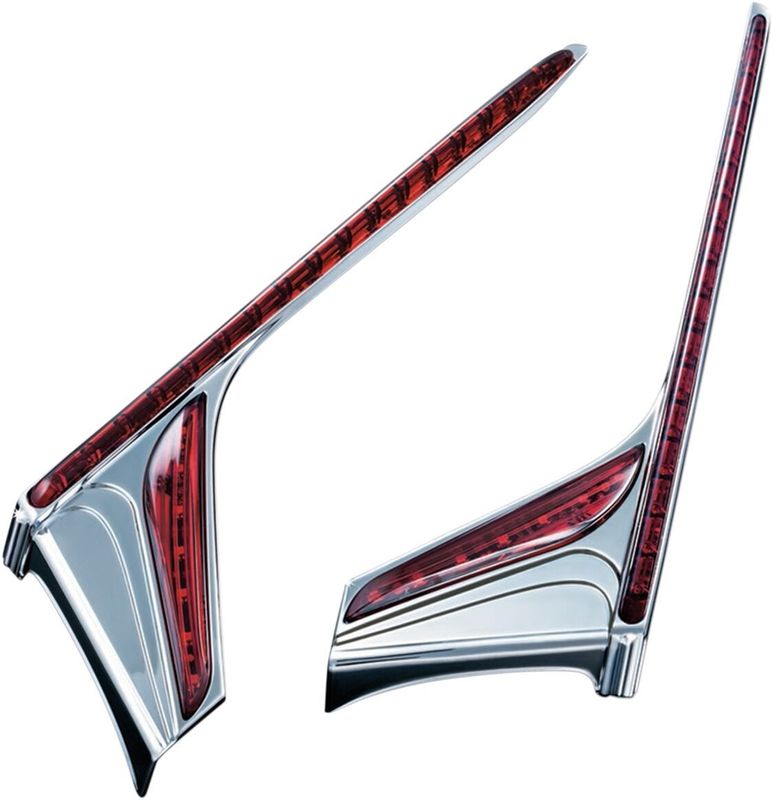 Lampa bak Kuryakyn Run-Brake LED Honda 12-17 röd/krom