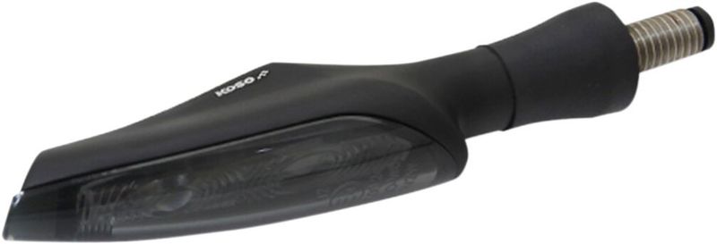 Blinkers Koso North America Infinity dubbel LED svart rökfärgad