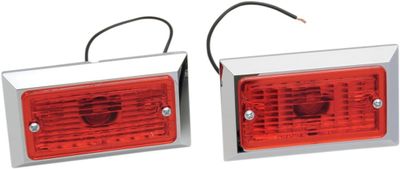 Positionsljus Chris Products röd enkel (2-pack)