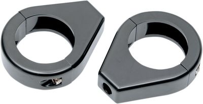 Klamrar framgaffel Drag Specialties Turn Dyna 99-01 svart