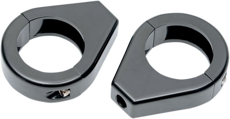 Klamrar framgaffel Drag Specialties Turn Dyna 99-01 svart