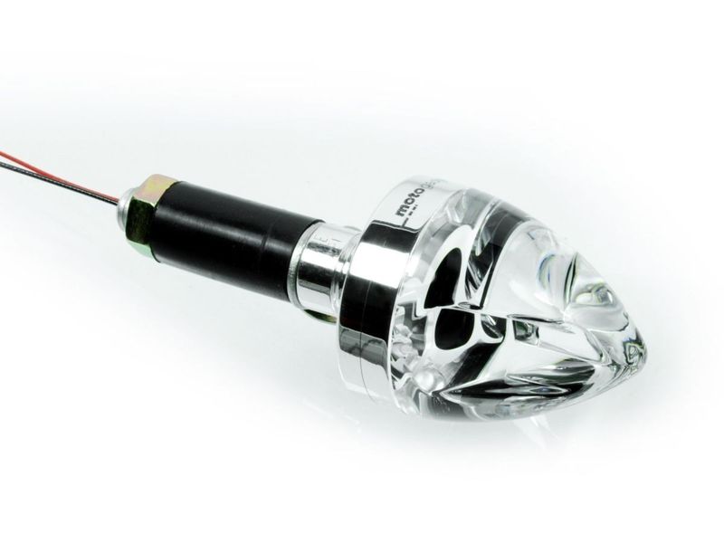 Blinkers styre MotoGadget Mo-Blaze Cone LED höger polerad
