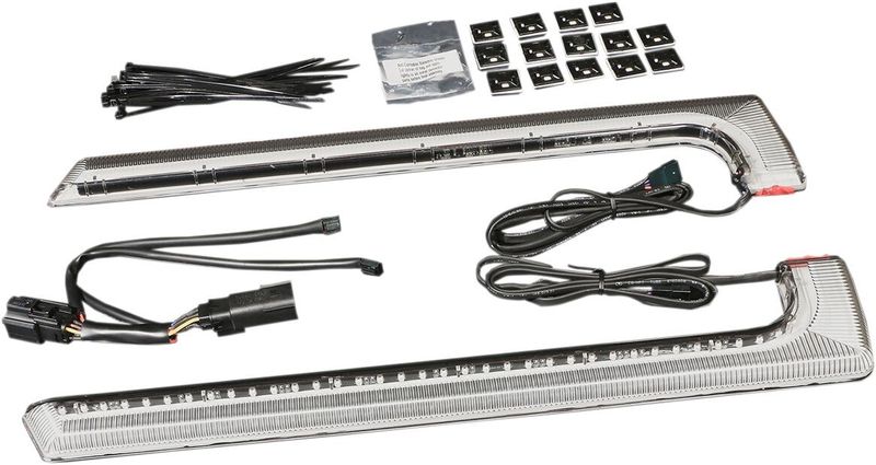 LED-belysning sidoväskor Ciro Machete platt botten Touring 97-24