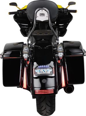 Lampor Custom Dynamics Low-Profile BAGZ Lwdual Smklens LED dubbel Touring 14-upp